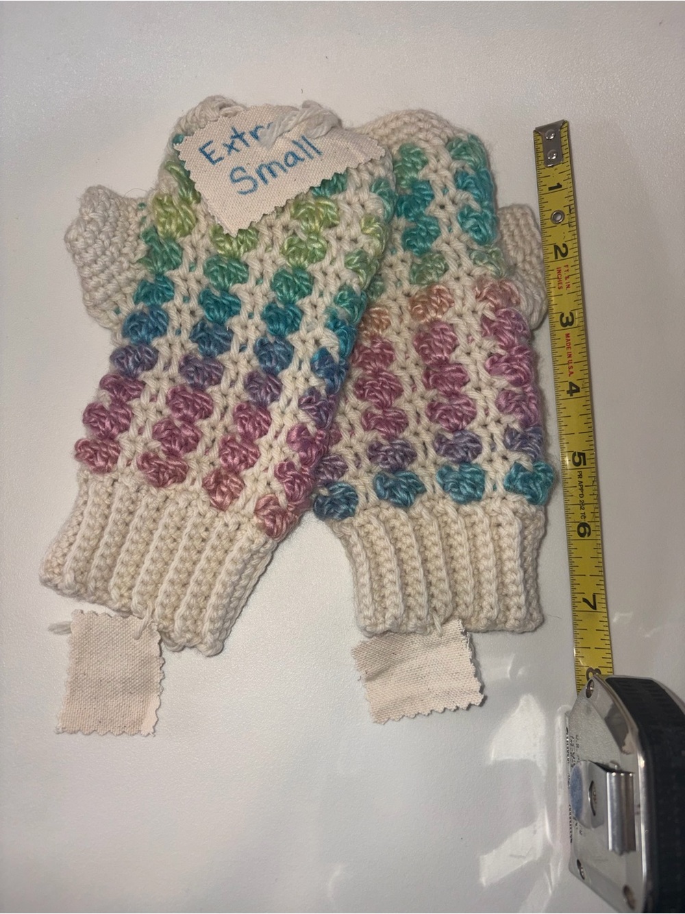Handmade ladies fingerless gloves